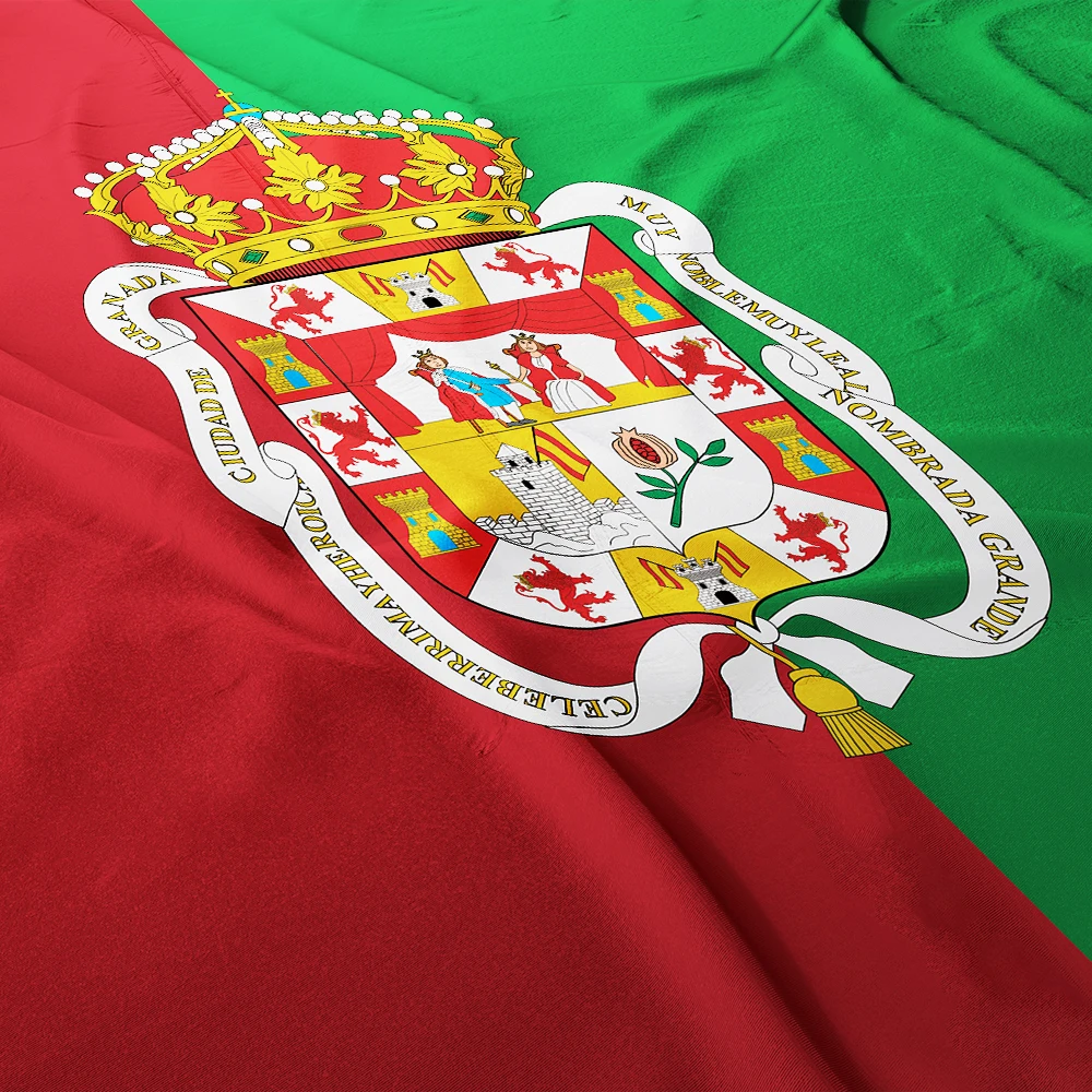 Флаг Испании флаг Гранады 3 фута x 5 футов баннер из полиэстера 90*150 см двойная