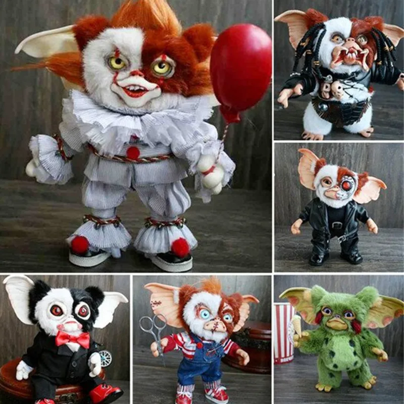 

Украшение для Хэллоуина, фигурка, новинка, могвай, большие уши, полимерные украшения для кукол, имитация ужасов, призрачная кукла, украшения,...
