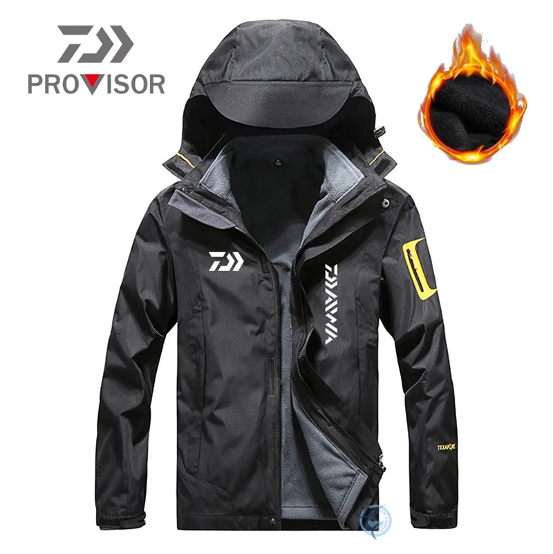 

Daiwa Winter Parka Men's Outdoor Fleece Thickened Mountaineering Suit Waterproof Windproof Cold Protection Warm Fishing Jacket