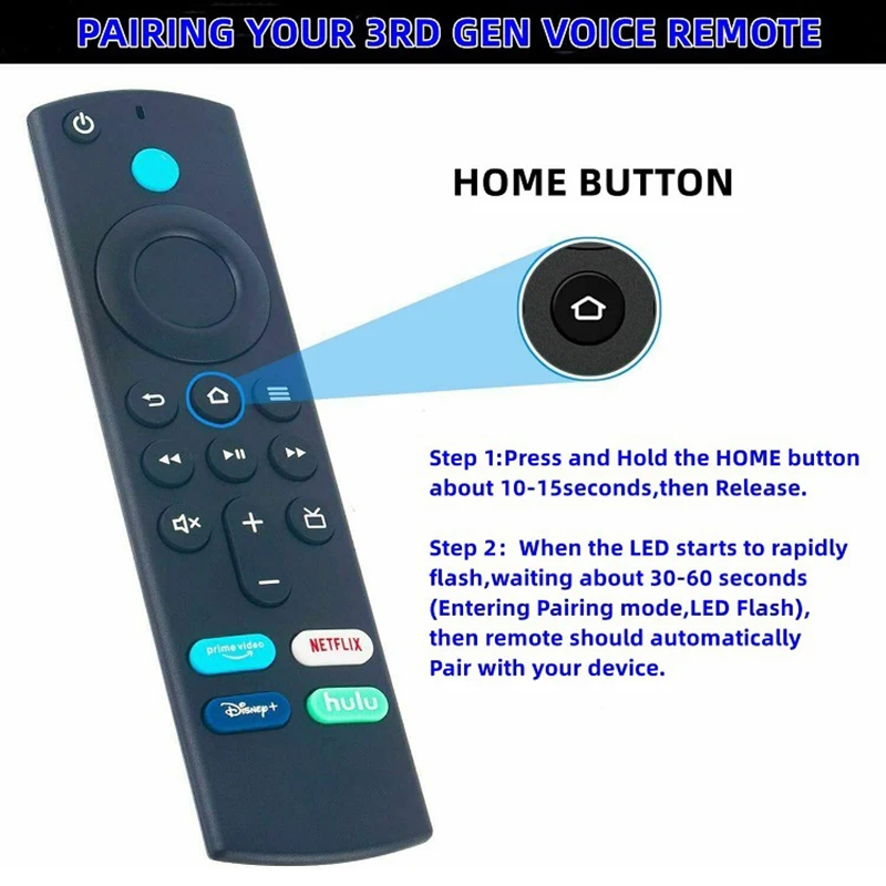 

1 шт. сменный голосовой пульт дистанционного управления L5B83G для Amazon Fire TV Stick 3Nd Gen Fire TV Cube Fire TV Stick Lite 4K