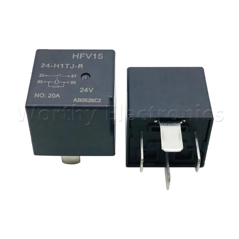 Бесплатная доставка 10 шт./партия реле 24 В постоянного тока 20A 4 контакта