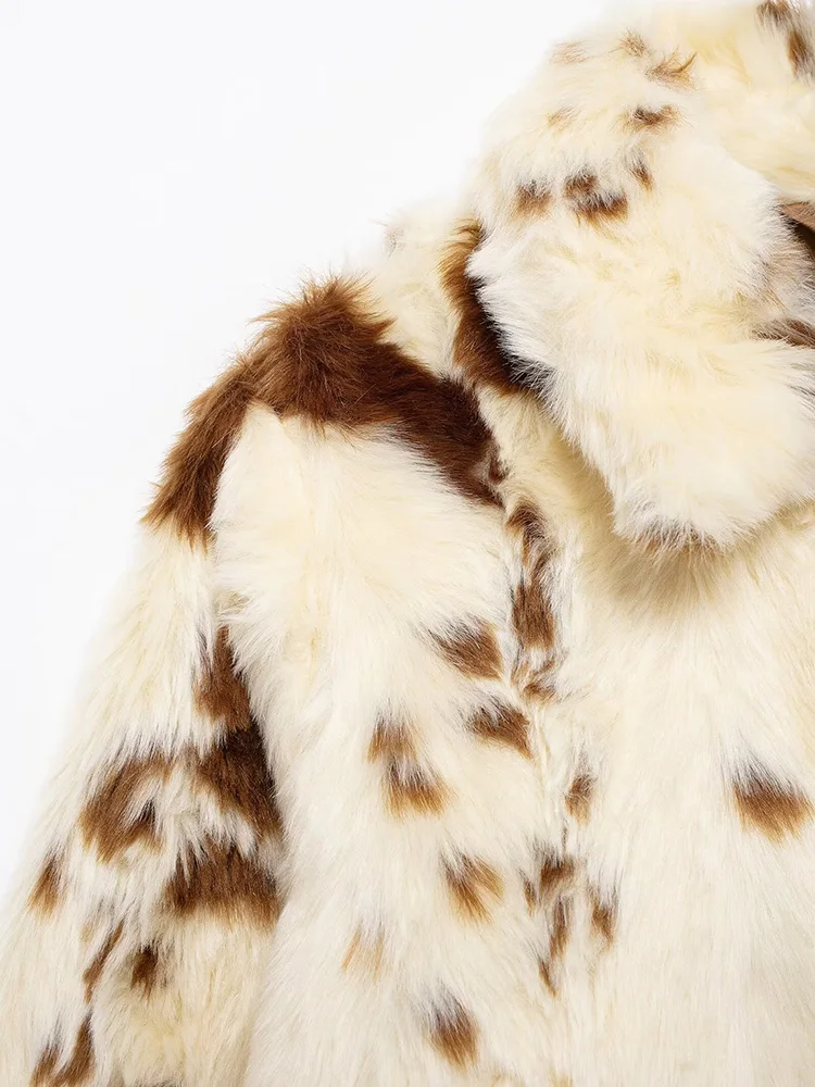 Новинка 2024 осенне-зимняя женская свободная куртка из искусственного меха