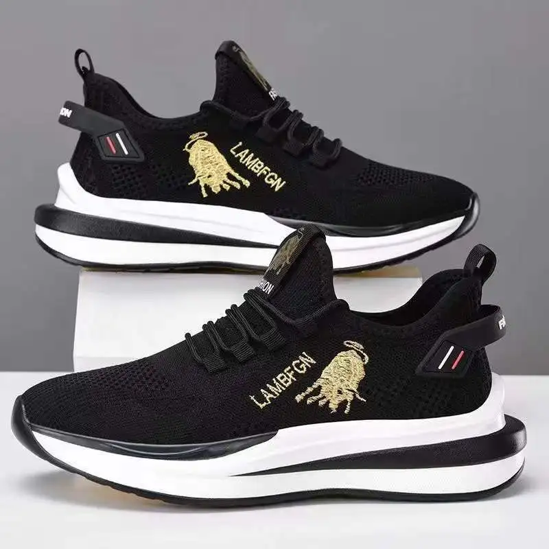 

Men's Vulcanize Shoes 2023 New Fashion Men Sneakers Mesh Lac-up Breathable Lightweight Walking Casual Sneakers Men Size 39-44