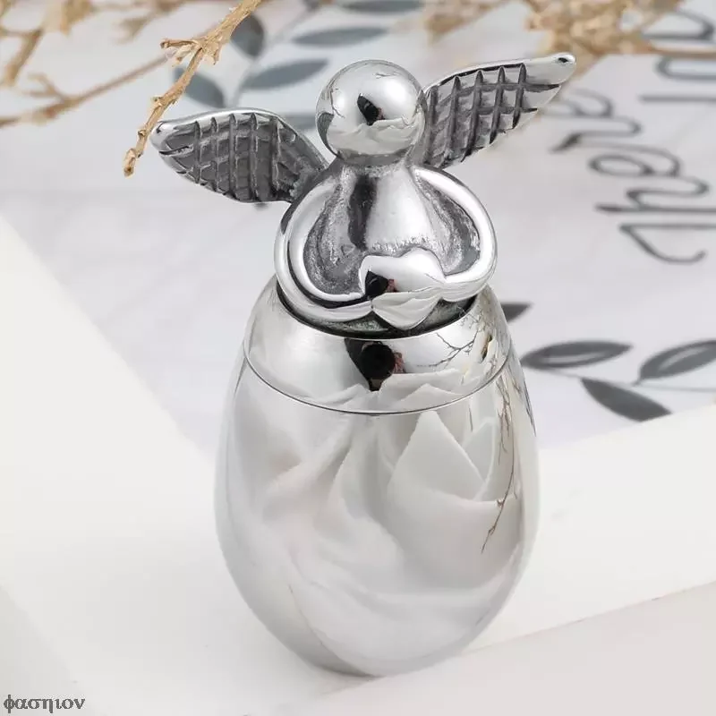 

Wings With Heart Mini Urns For Human Ashes Holder For Ashes Alloy Metal Cremation Memorial Pet Dog Cat Bird Ash New