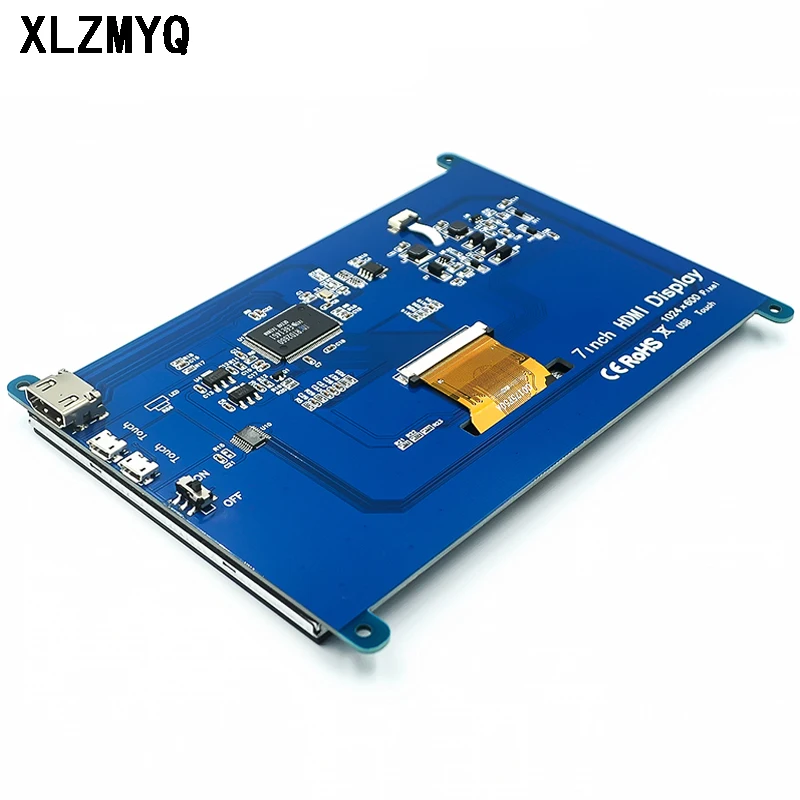 Портативный ЖК-дисплей 1024x60 0 7-дюймовый сенсорный дисплей HDMI панель с сенсорным
