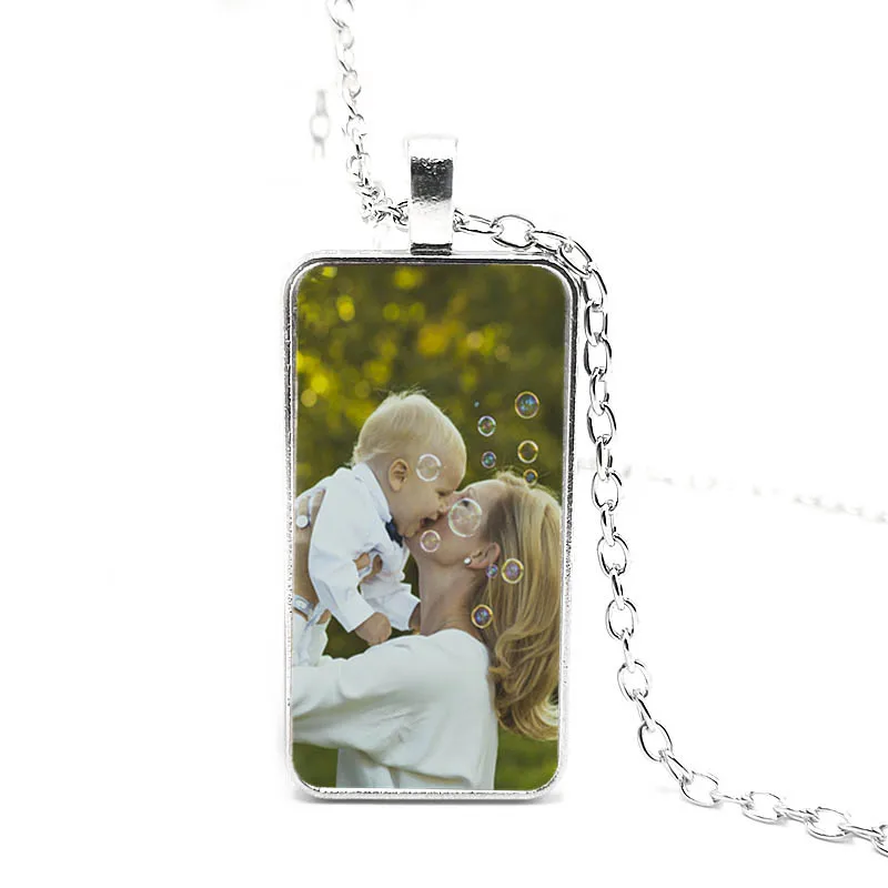 Private Custom Handmade Amulet Family Gift Parents Siblings Kids Art Photo Custom Anniversary Necklace Gift Jewelry