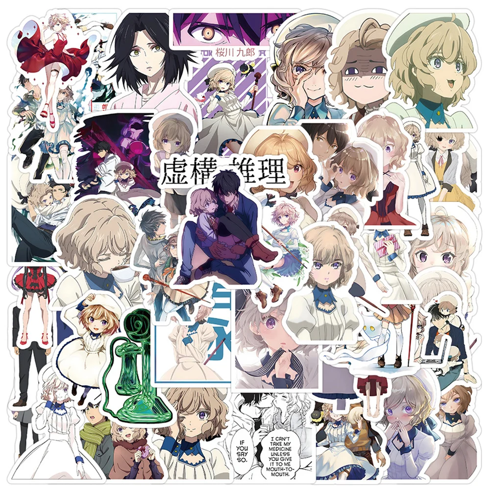 

10/30/50pcs Cute Invented Inference Anime Cartoon Stickers Decorative Diary Stationery Laptop Waterproof Kawaii Sticker Toys