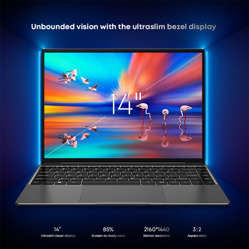 CHUWI CoreBook X ноутбук с 14-дюймовым дисплеем четырёхъядерным процессором Intel Core i5-8259U