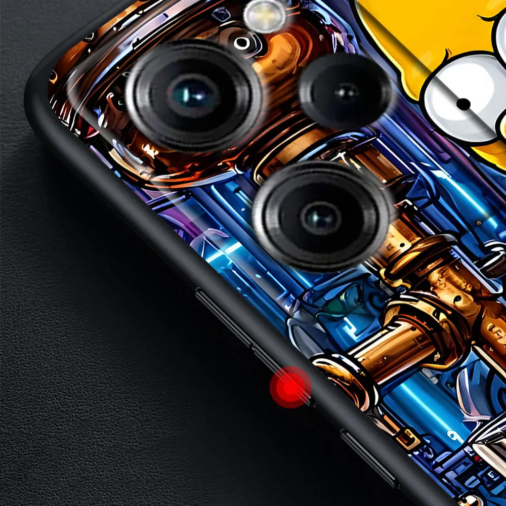 Фото Чехол с изображением Гомера Симпсона для Xiaomi Mi 15T 14T 11 Lite 5G NE 13T 9 10T 11T Pro, черный, из ТПУ, мягкий, для мобильного телефона №3