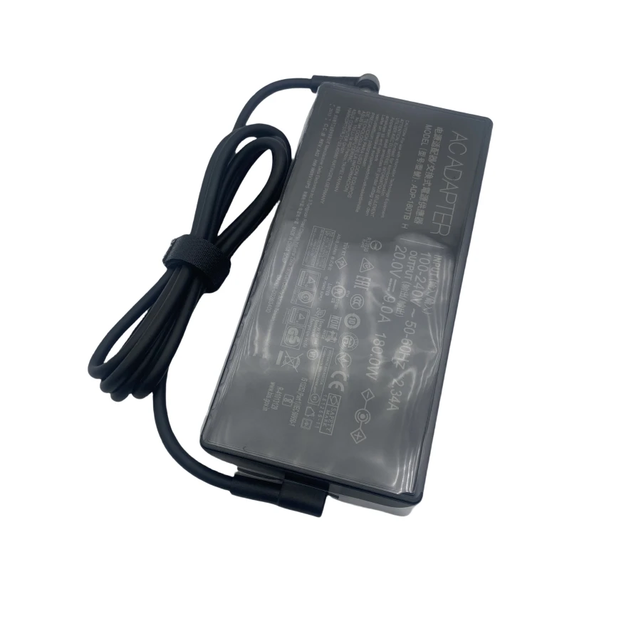 Адаптер переменного тока 180 Вт, 20 В, 9 А, 6,0*3,7 мм ADP-180TB H для Asus ROG Zephyrus GA502DU TUF505DU FX506L A17, зарядное устройство для ноутбука (art.: 3920d0981e2bd) - 3920d0981e2bd