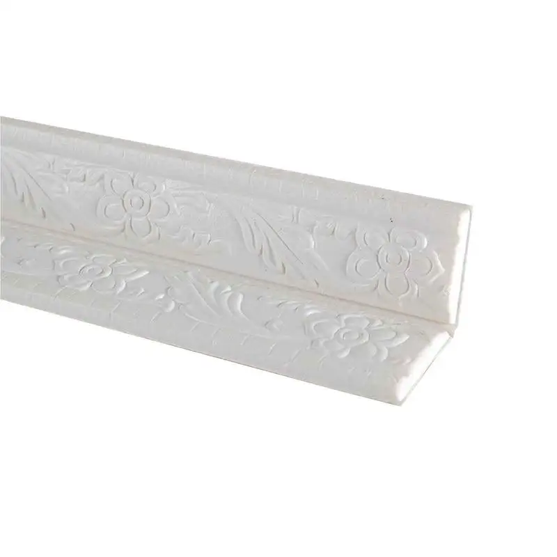 

Top Corner Line Decor 3D Sticky DIY Ceiling Moulding Lines With Adhesive Back Home Wall Edge Strip Wall Waist Line Sticker For