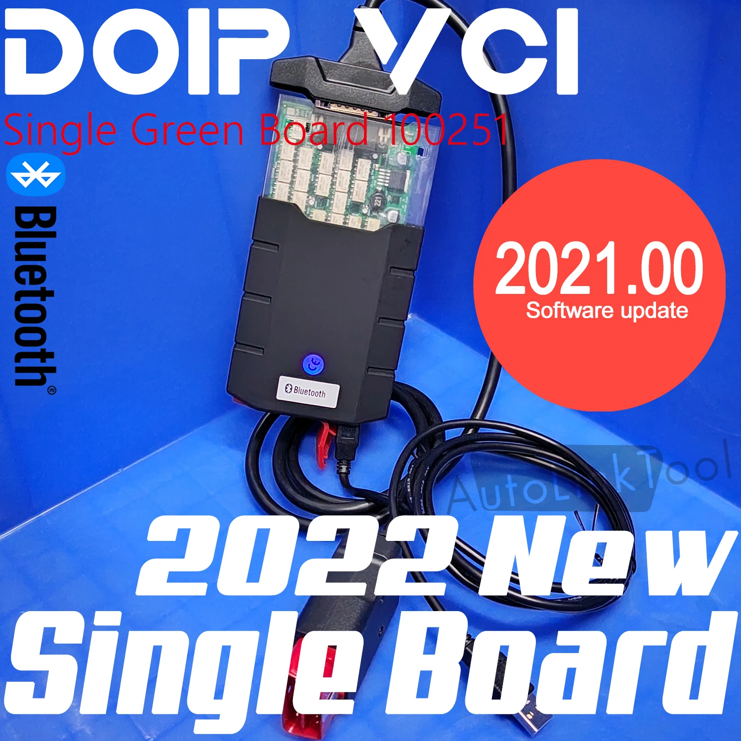DoIP VCI DS новая Одиночная плата зеленая печатная Bluetooth многосветодиодный ная