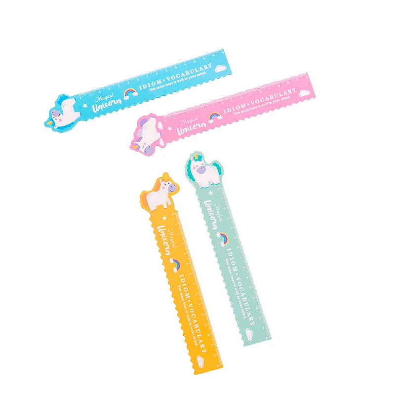 

Милая мультяшная мягкая линейка 15 см гибкая лента магнитная линейка для студентов