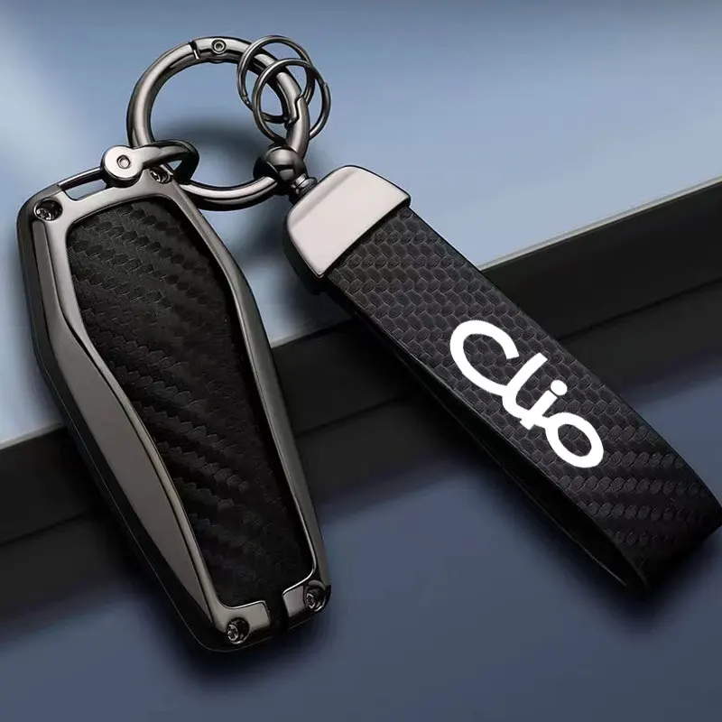 

Metal Car Keychain Belt Chain Special Gift Woven Leather Home for Renault KWID MASTER MODUS ZE ZOE ALASKAN Clio KADJAR KOLEOS