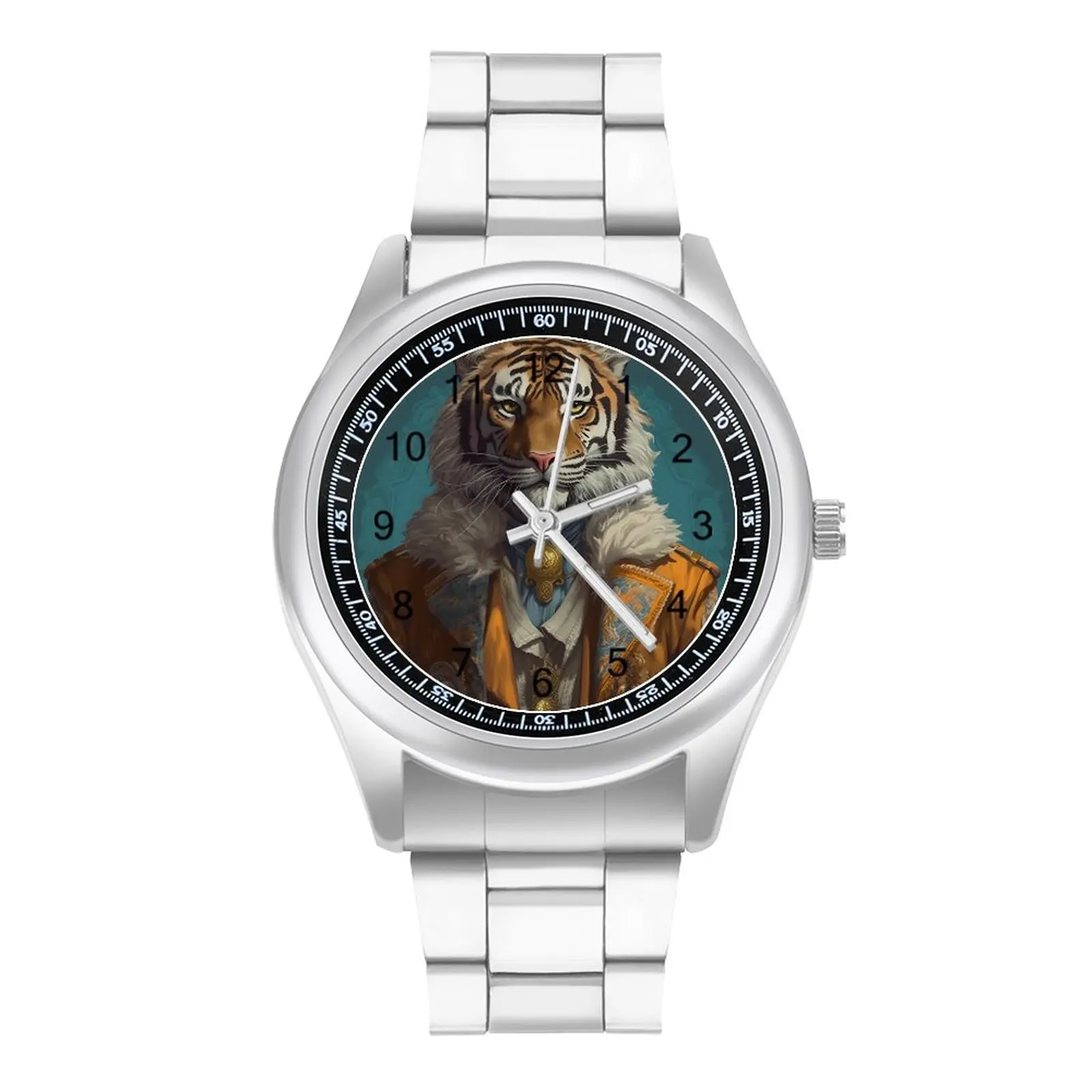 

Tiger Quartz Watch Amazing Portraits Dapper Clothing Aesthetic Boys Wrist Watch Photo Steel Fitness High Quality Wristwatch