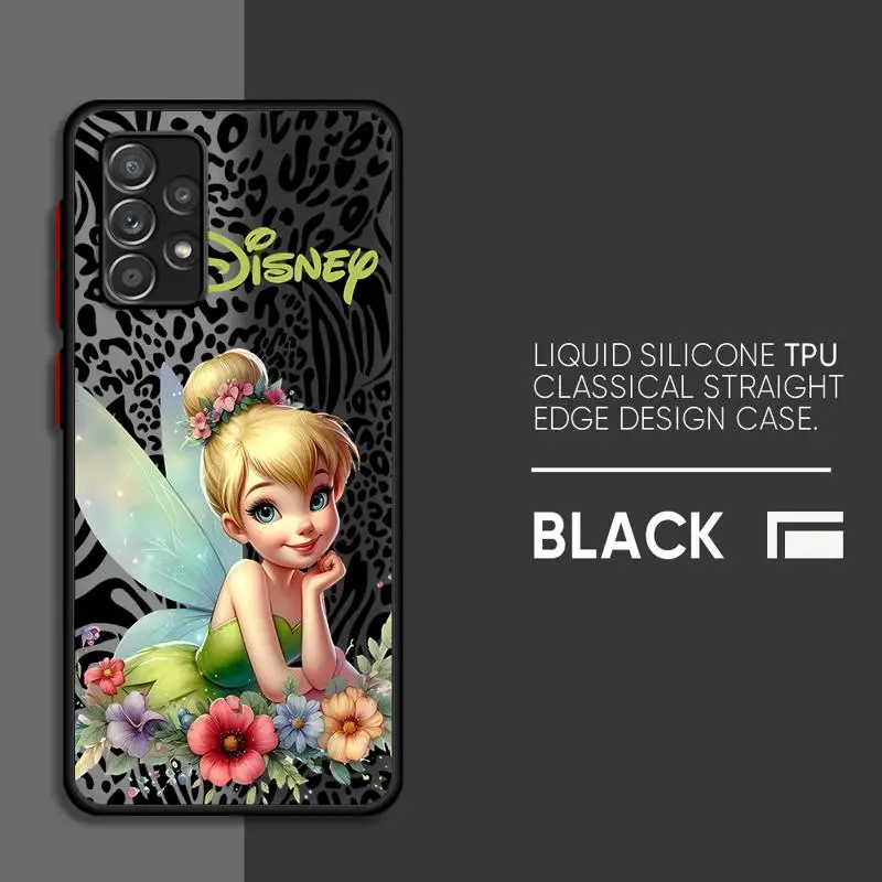 Чехол для телефона Disney Tinker Bell Princess Samsung Galaxy A52 A32 A21s A16 A13 A55 A54 A12 A15 Los Como матовый фондс