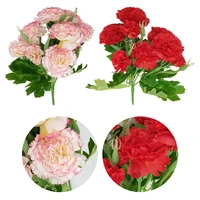 wholesale artificial flowers artificial handlebar flowers carnation handlebar flower silk flowers home decoration