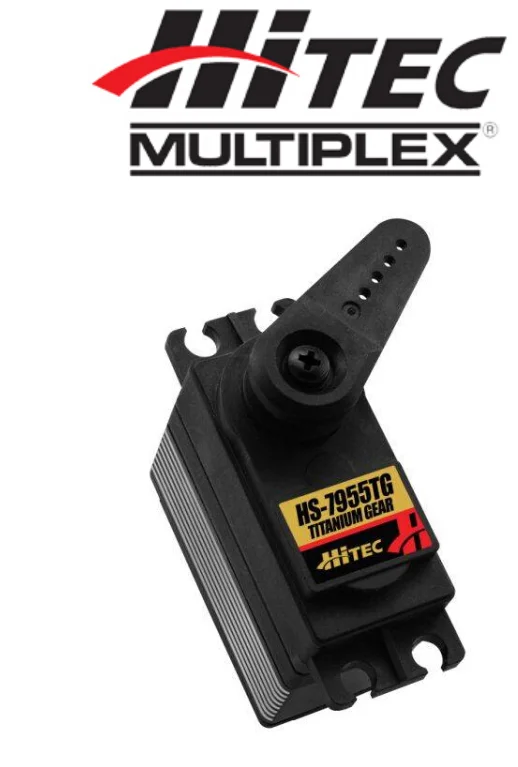 

HiTec multiplex HS-7955TG высокий крутящий момент, титановый передаточный механизм, coless Ultra Premium Servo 24 кг/65 г для радиоуправляемых самолетов, автомобилей, монстр-траков