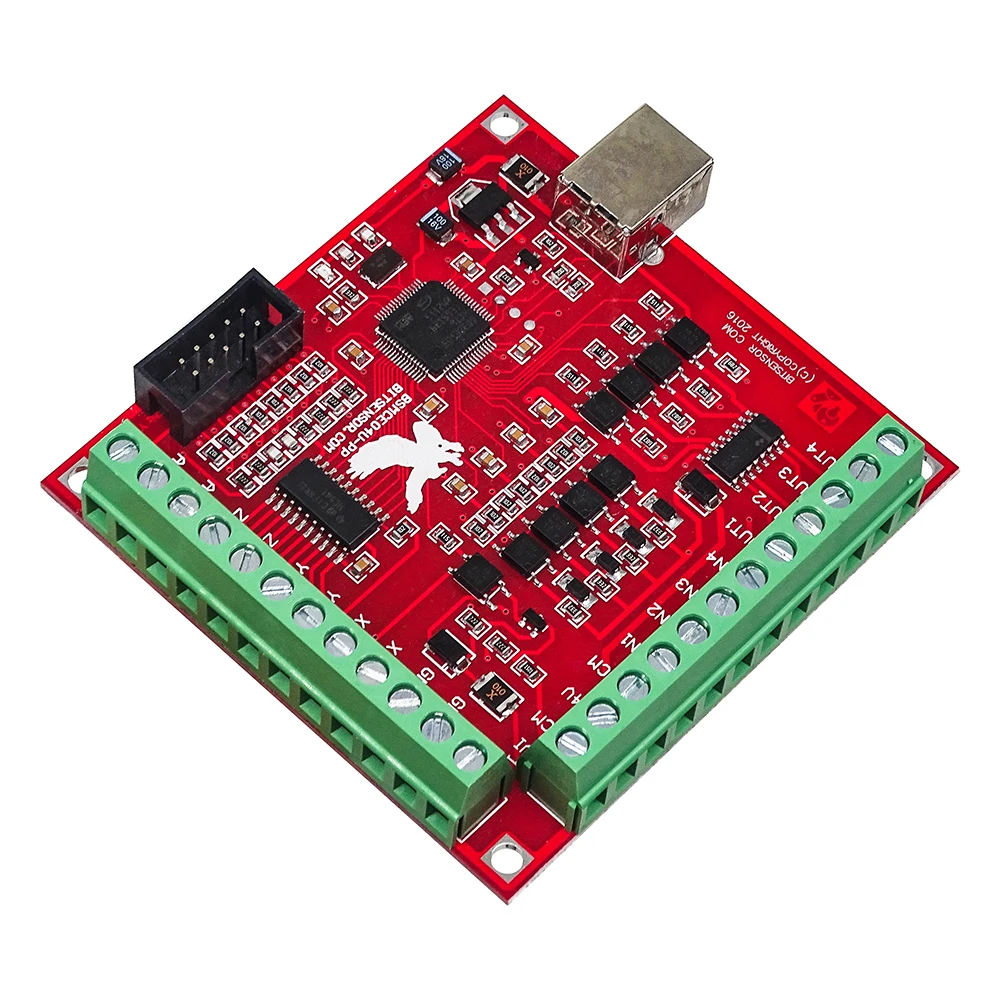 Коммутационная плата CNC USB MACH3 100 кГц 4-осевая драйвера интерфейса контроллера