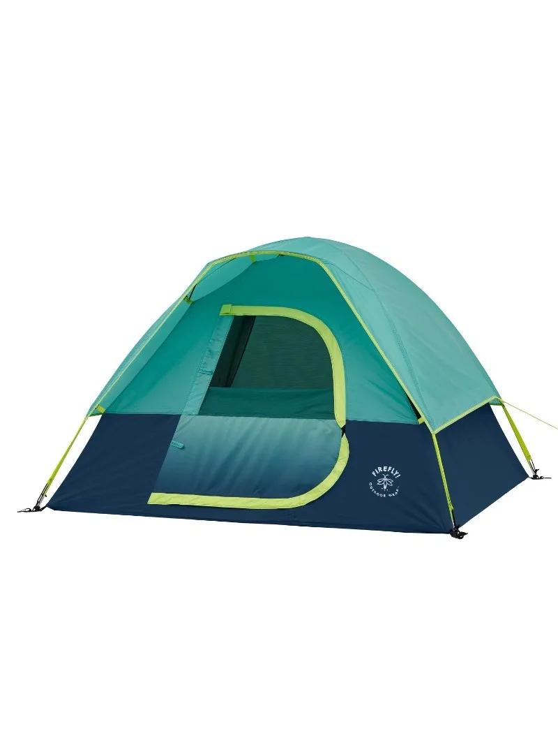 

Firefly! Outdoor Gear Youth 2-Person Camping Tent - Blue/Green Color
