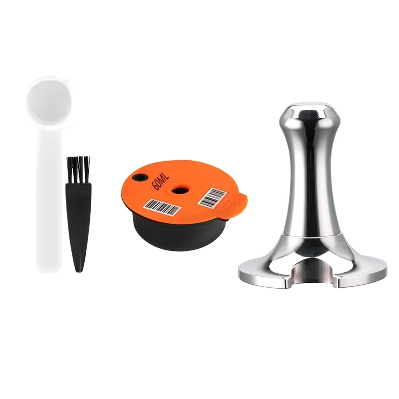 

Reusable Coffee Capsules Pods For Tassimo Machines Coffee Filter Refillable Coffee Pod With Coffee Powder Hammer