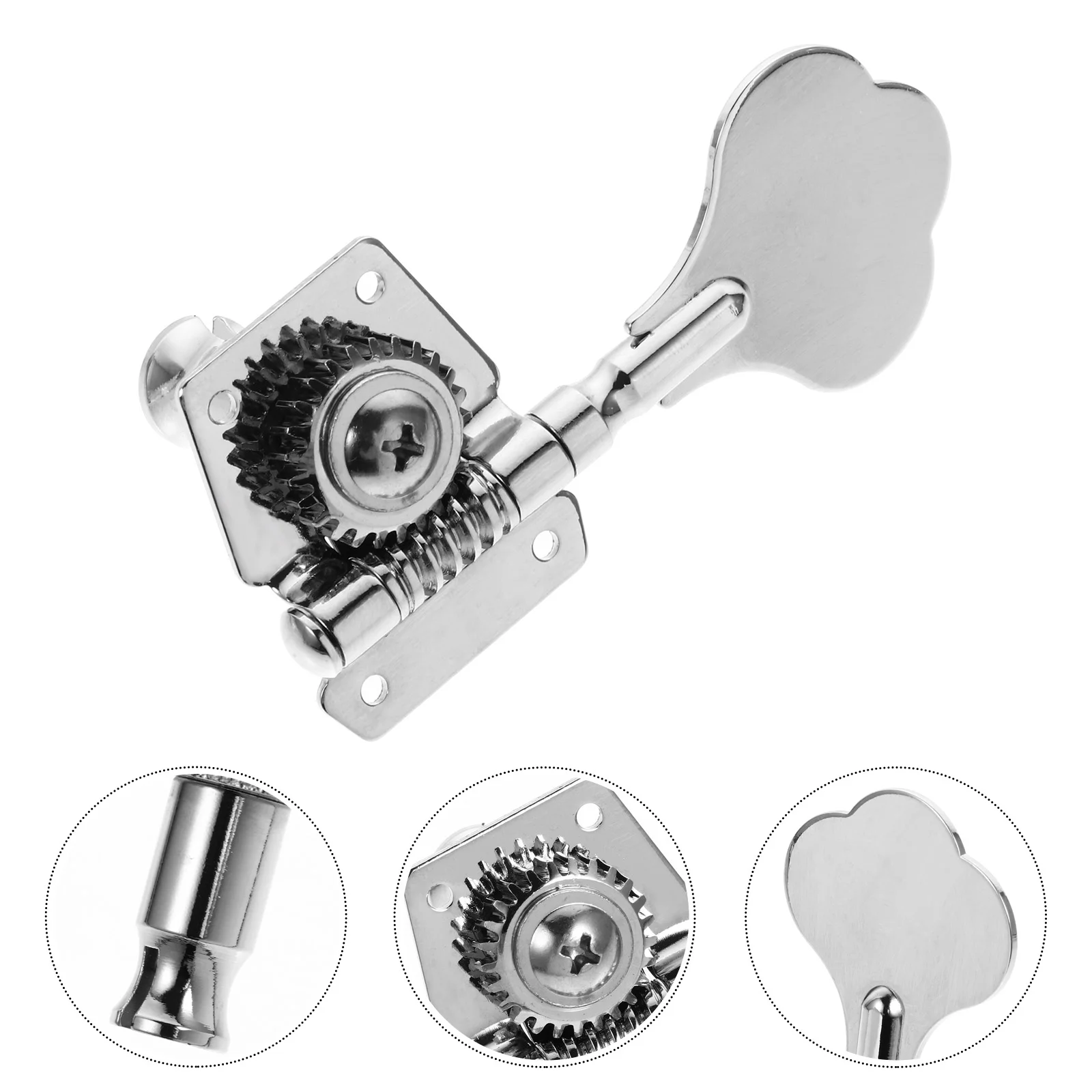 

Electric Bass Tuners Tuning Peg Pegs Guitar Parts Keys Accessories Machine Head Turner Silver 5 string