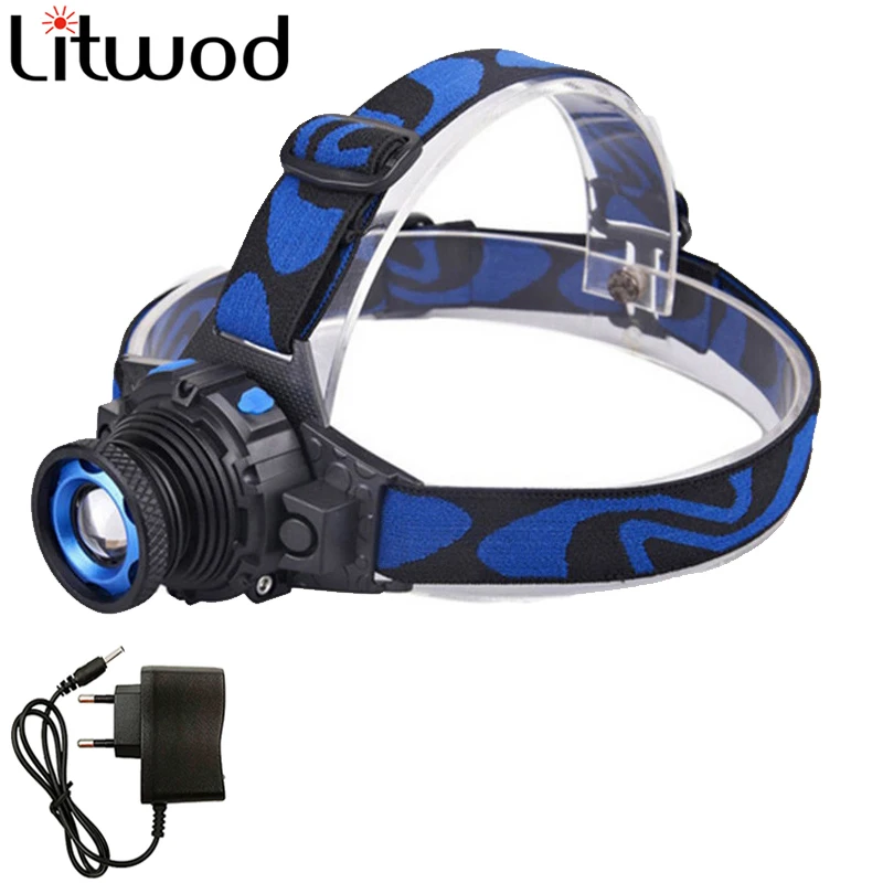 

Build-in Rechargeable Battery Head Lamp ZoomableLed Bright Headlamp 400LM Head Light Head Flashlight LED Headlight