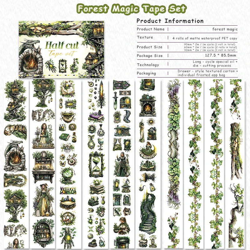 

4 Упаковки, Винтажная Лента С Цветком И Бабочкой, Предварительно Вырезанные Украшения, Почтовая Лента Для Скрапбукинга, Журналов