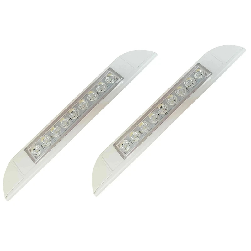 

2X 9 LED Awning Light 12V 24V Waterproof 256Mm Exterior Caravan Motorhome Strip Lamp White