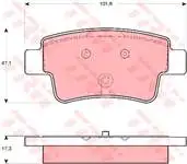 

TRW GDB1656 REAR BRAKE BALATASI CORSA D GRANDE PUNTO 199 1,3 1,4 1,9 MJET 10 / 05 ,1,4 T JET 09 / 07 KAMPANYALI (.)