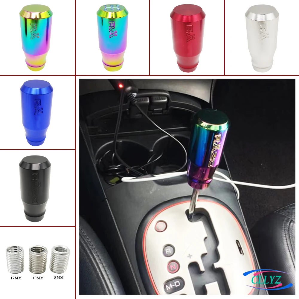 Алюминиевая ручка переключения передач CLLYZ RA, универсальная автоматическая ручная передача, стиль JDW для Honda Acura Mazda