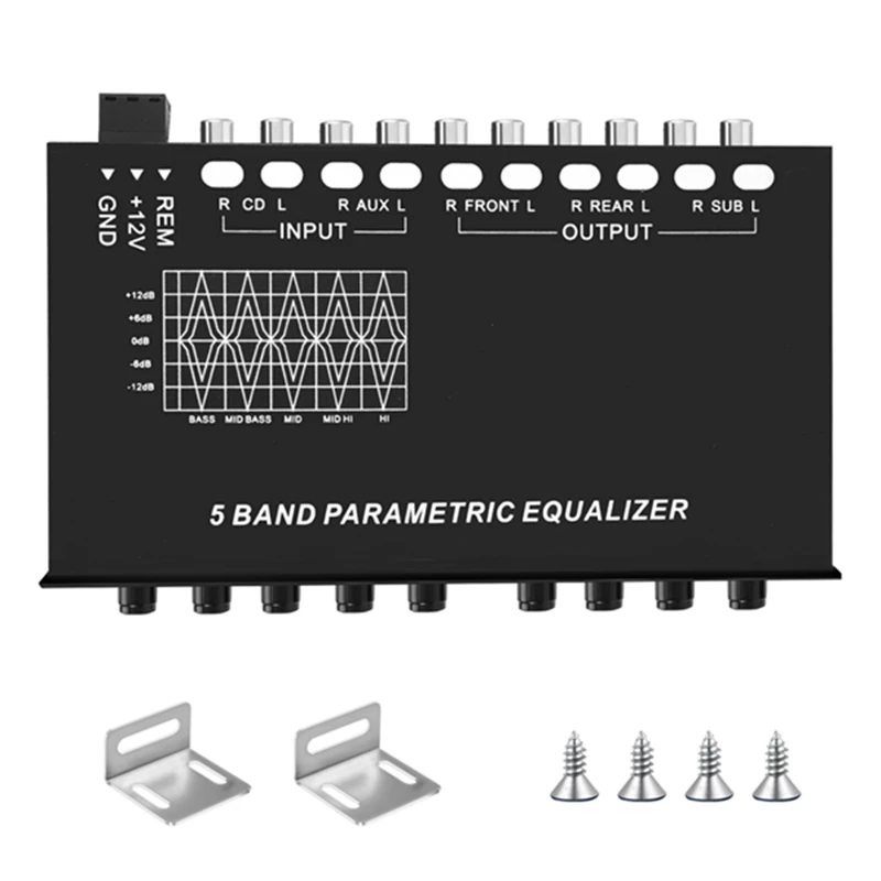 Автомобильный аудиоэквалайзер регулируемый эквалайзер автомобильный усилитель