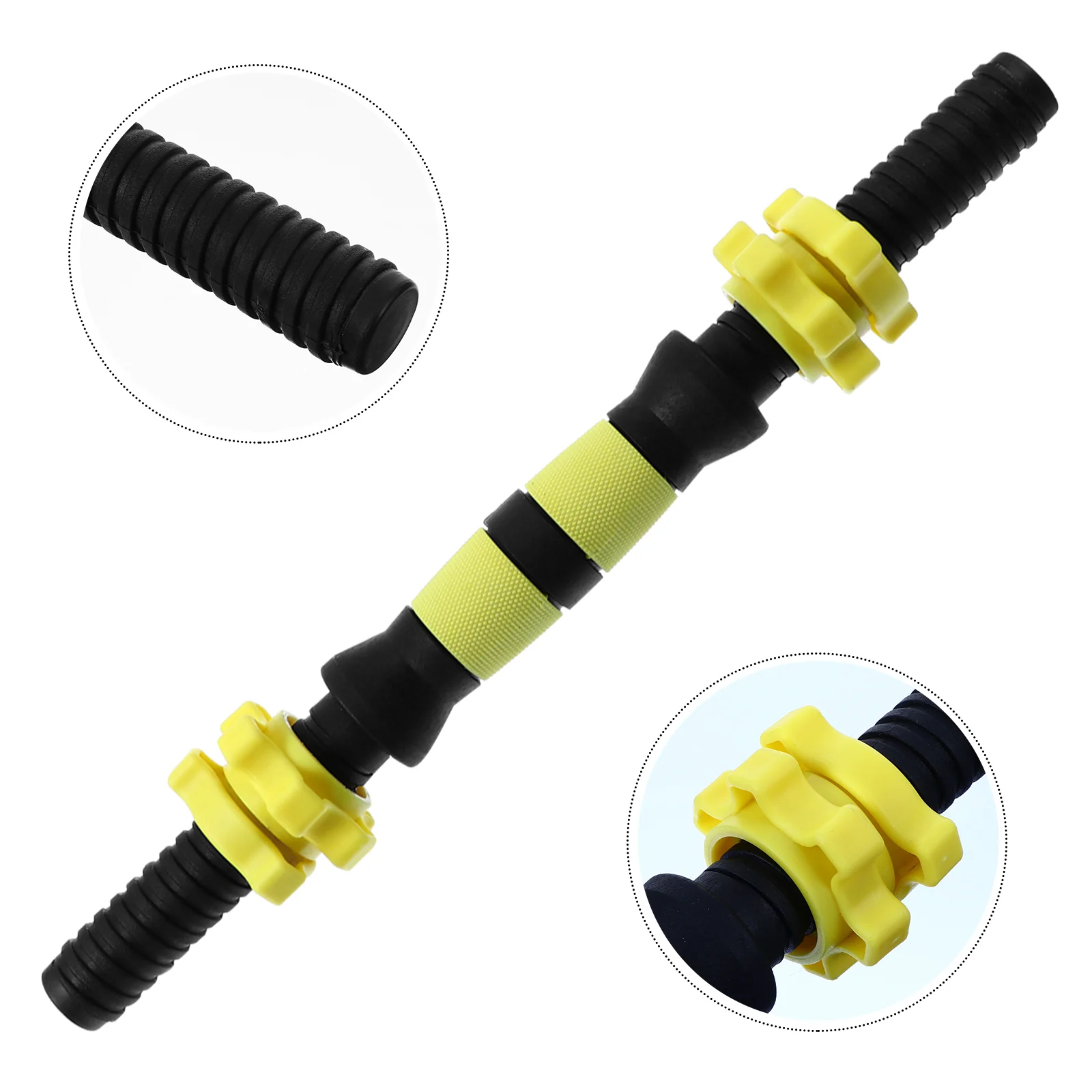 

Dumbbell Bar Rod Barbell Connector Weight Connecting Threaded Extension Gym Grips Handles Fitness Adjustable Lifting Plate Bars