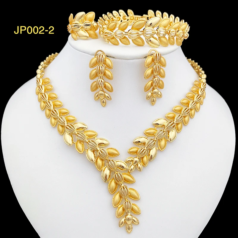 

Fashion Jewelry Set African Women Necklace Earrings Bridal Jewelry Set