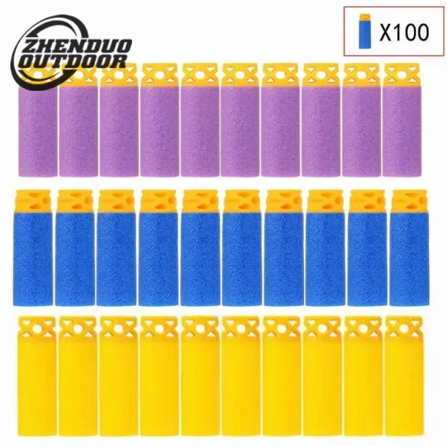 

ZHENDUO OUTDOOR Worker Gen4 Stefan Short Darts 100pcs for Nerf Electric Blaster