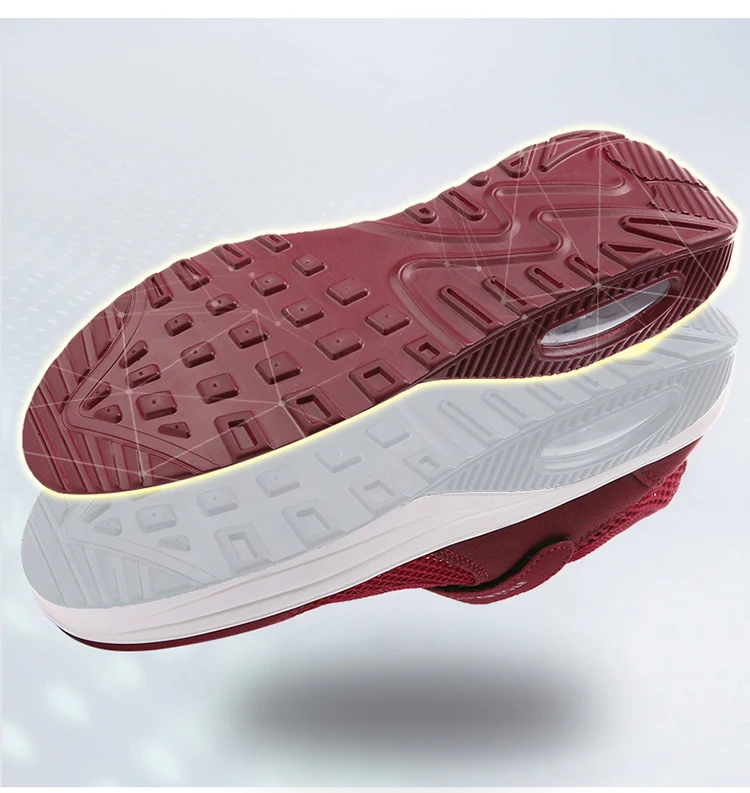 Casual Sneakers Women Walking Shoes Air Cushion Outdoor Flat Mother Shoes Breathable Comfortable Ligthweight Female Footwear