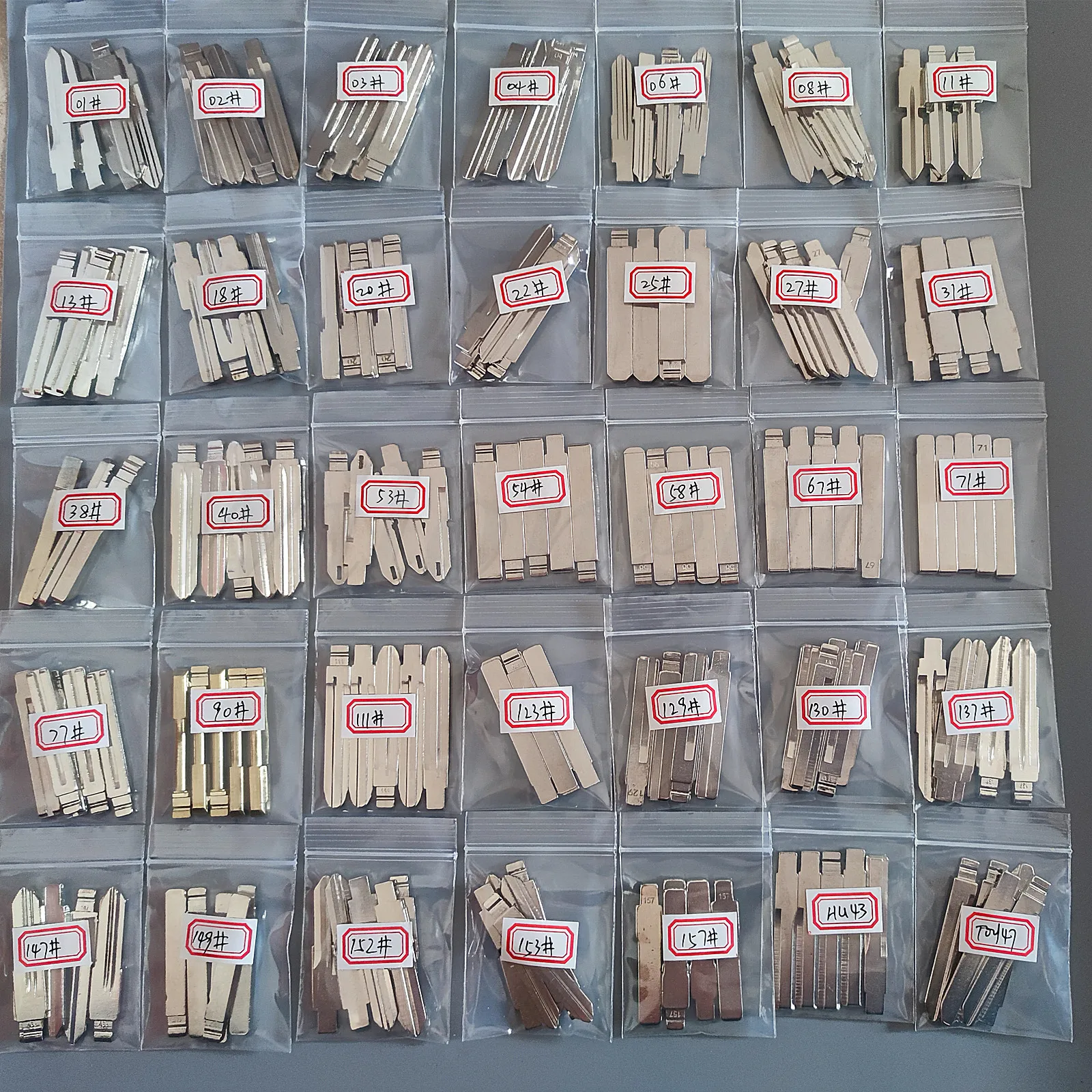 

175 шт., пустой дистанционный ключ от машины KD, лезвие для KD900/KD-X2 KD VVDI Xhorse JMD, пульты дистанционного управления