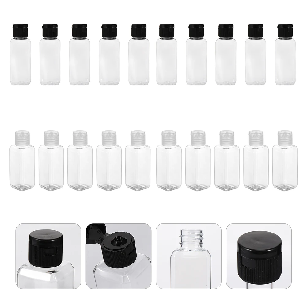 

20Pcs 50ml Empty Refillable Bottles Bottle Travel Accessory Transparent Lotion Bottle Travel Container for Home Travel Lotion
