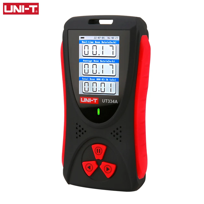 UNI-T Radiation Dosimeter UT334A Radiation Dose Tester X-ray Beta Gamma Detector Geiger Counter Radiation Detector