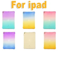 gradient color soft tpu case for ipad 9 7 air 234 mini 2345 funda girl for ipad 10 2 10 9 ipad pro 11 rainbow protective case
