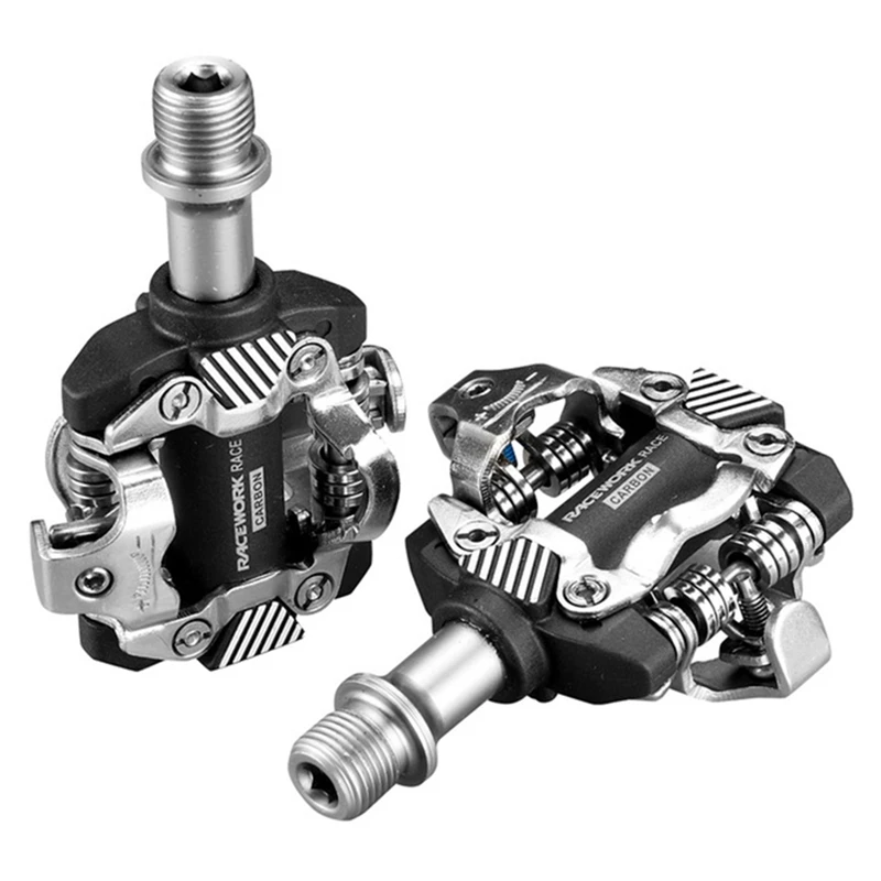 Велосипедные педали RACEWORK для горного велосипеда самоблокирующиеся SPD подшипник