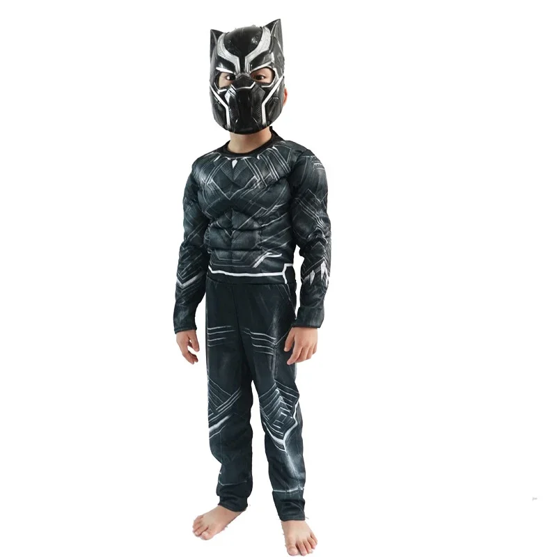 Детский костюм для косплея с героями аниме Черная Пантера