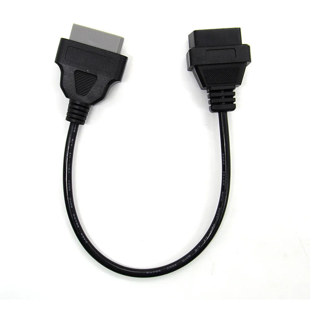 

16pin To 12pin Obd Convert Cable for Mitsubishi 12 pin Car Diagnostic Scanner 16 Pin Obd2 Male To 12PIN Port Connector Adapter