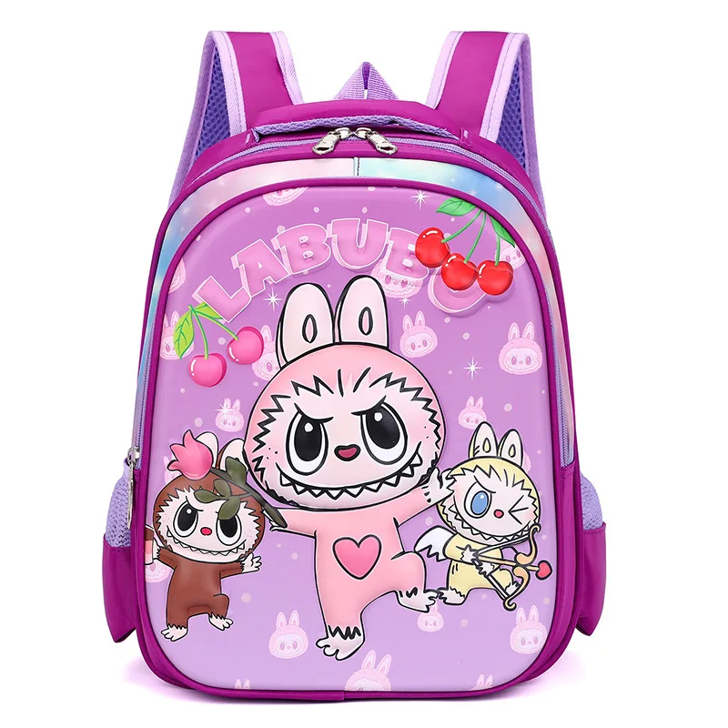 Новый подарочный рюкзак Kuromi Labubu для учащихся начальной школы ультра легкий с