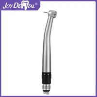 dental high speed led handpiece with e generator%c2%a0push button chuck 4 way spray clean head quick coupler 4 holes connect