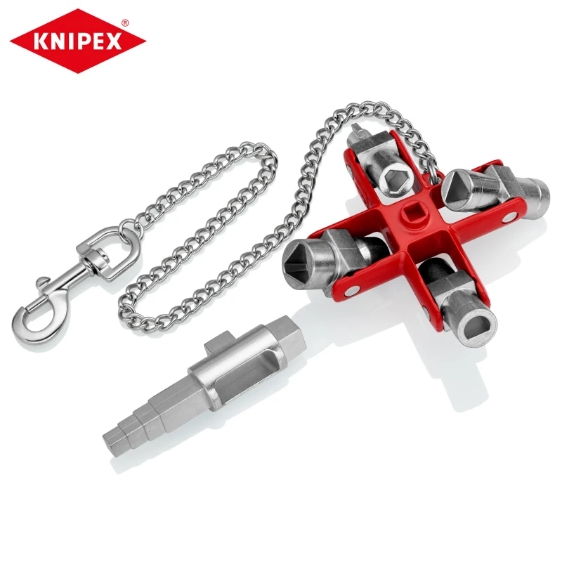 

KNIPEX 00 11 06 V01 универсальный ключ «конструкция» для всех стандартных шкафов и систем отключения