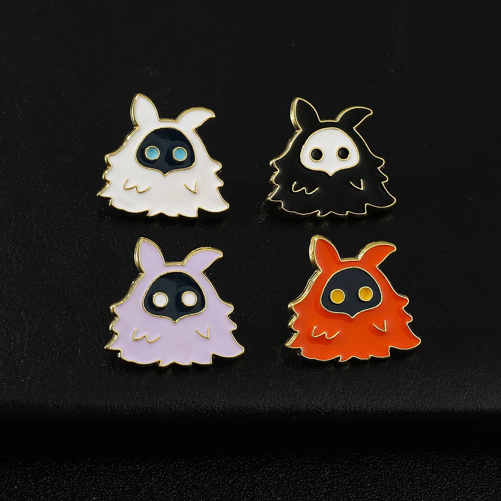 

Cartoon Genshin Impacts NPC Characters Enamel Pin Exquisite Keqing Xiao Zhongli Klee Hutao Qiqi Ganyu Lapel Pin Badge Jewelry