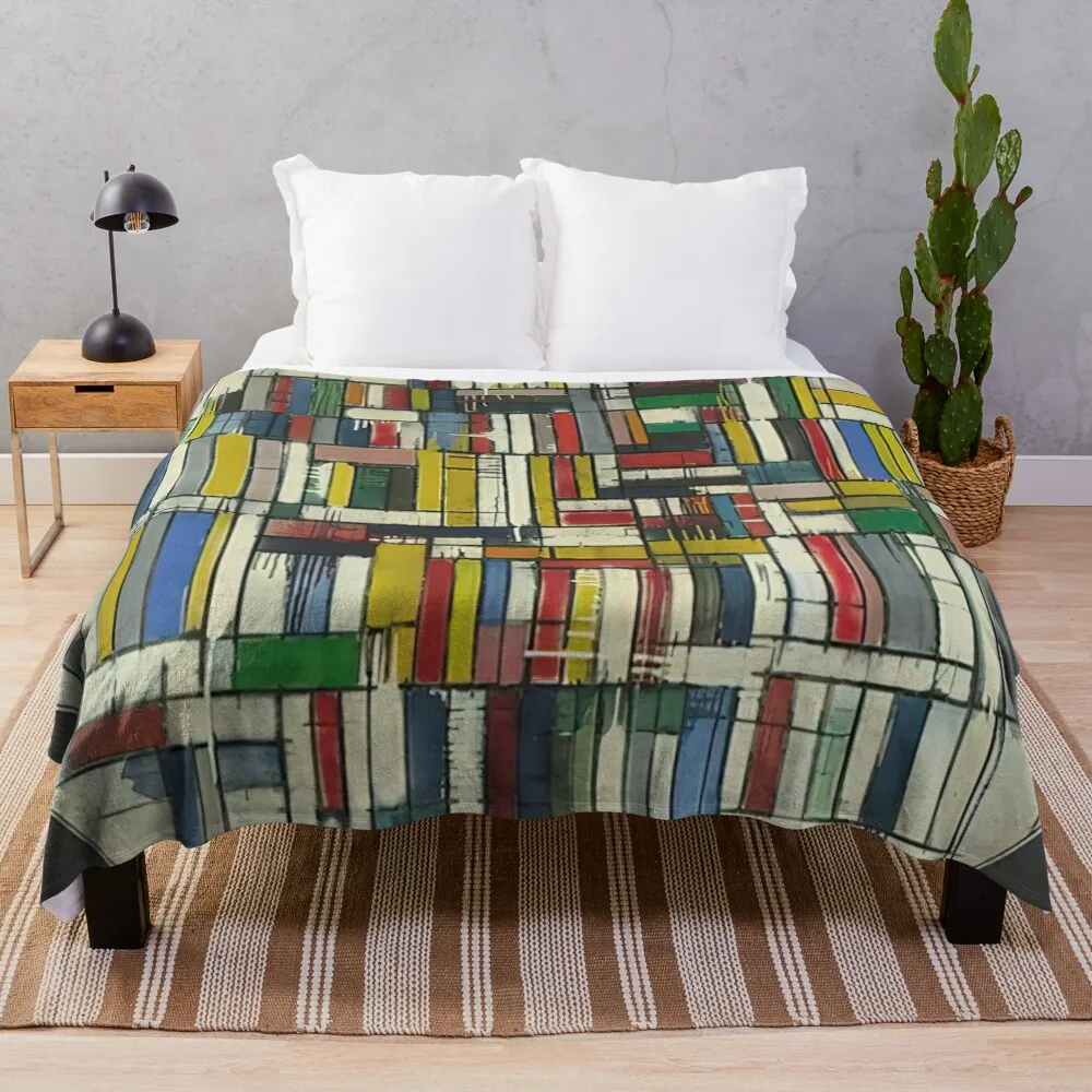 Circle III — Постмалярная абстракция Robert Goodnough Плед Дизайнерские дорожные одеяла