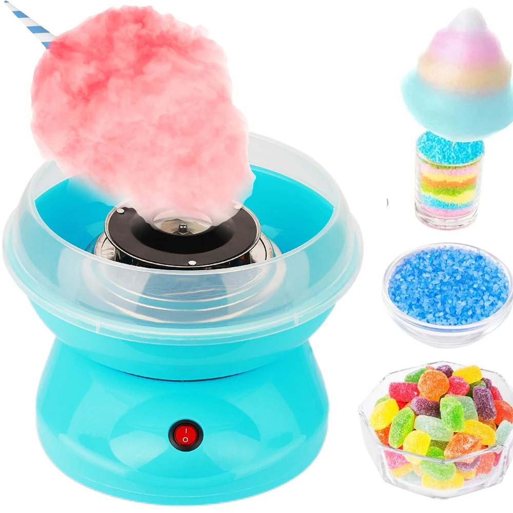 

Electric DIY Sweet Cotton Candy Maker Portable Cotton Sugar Machine Girl Boy Gift Children's Day Marshmallow Machine 5 Color
