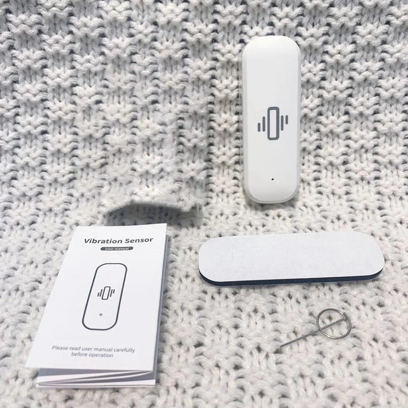 Умный датчик вибрации Zigbee обнаружение Tuya Smart Life уведомление через приложение